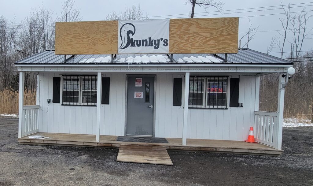 Skunky's Shop Outside Mar 24